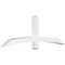Ekena Millwork Bellingham Architectural Grade PVC Gable Bracket, 72"W x 24"H x 4"D x 4"F, 8/12 Pitch GBP072X24X0404BEL00 - alternate 1